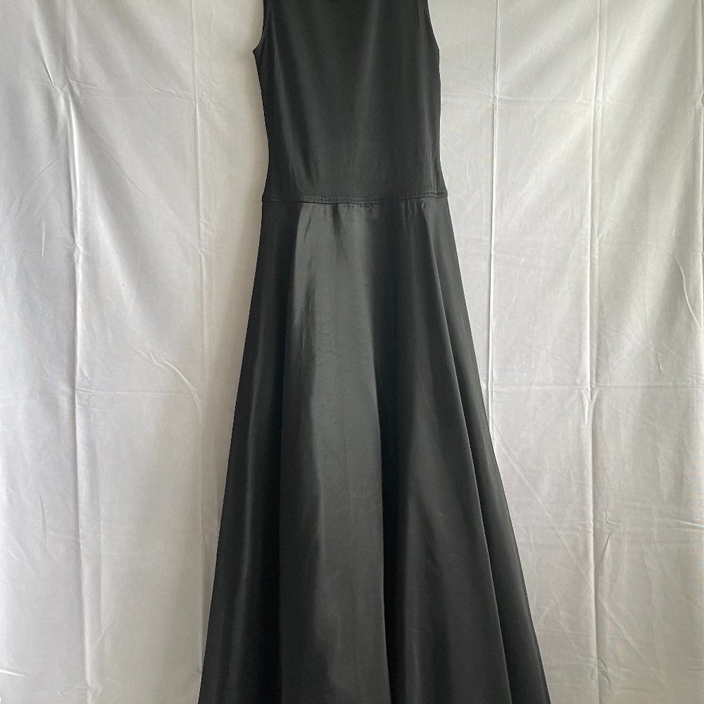 LS COLLECTIONS black dress A- line style formal cocktail dress Women's size 4